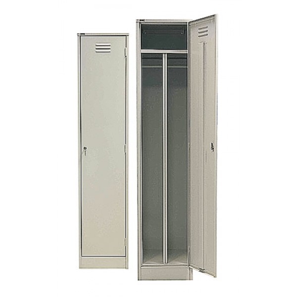 Шкаф металлический для одежды, односекционный с 2-мя отделениями 1860х400х500 мм